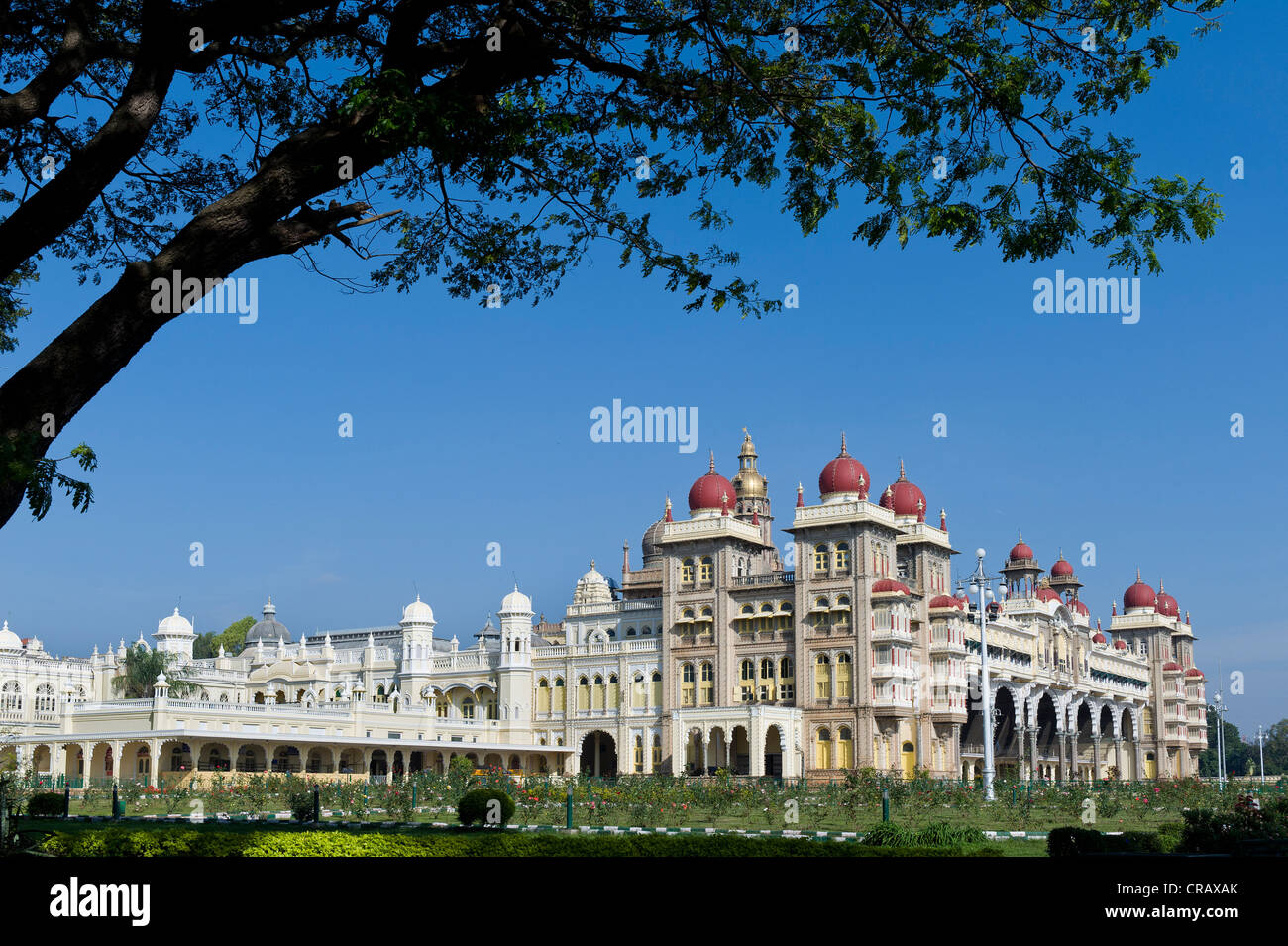 Palast von Mysore, Karnataka, Südindien, Indien, Asien Stockfoto