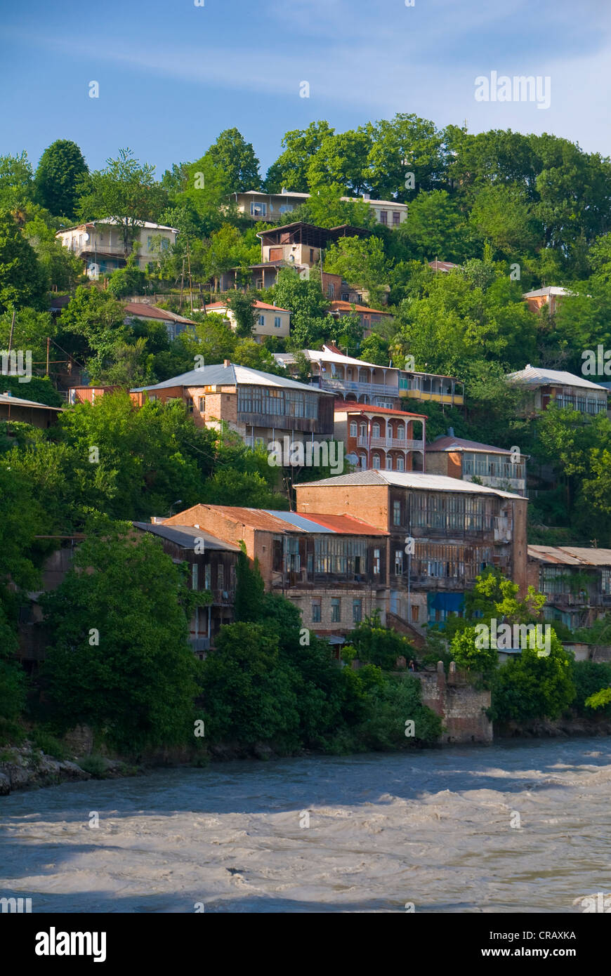 Ansicht von Kutaisi, die zweitgrößte Stadt von Georgien, Kaukasus, Naher Osten Stockfoto