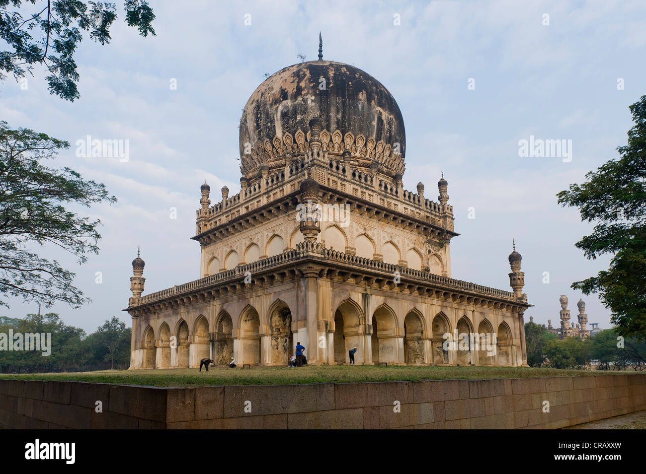 Grabmal des Nizam von Hyderabad, Golconda, Hyderabad, Andhra Pradesh, Indien, Asien Stockfoto