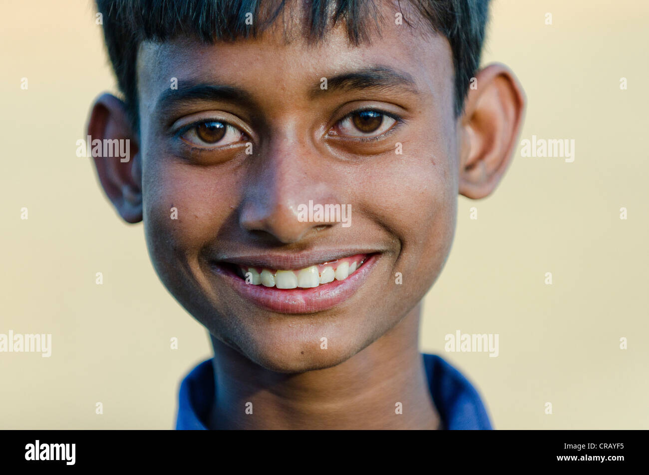 Junge, Bishnupur, Bankura Bezirk, West Bengalen, Indien, Asien Stockfoto