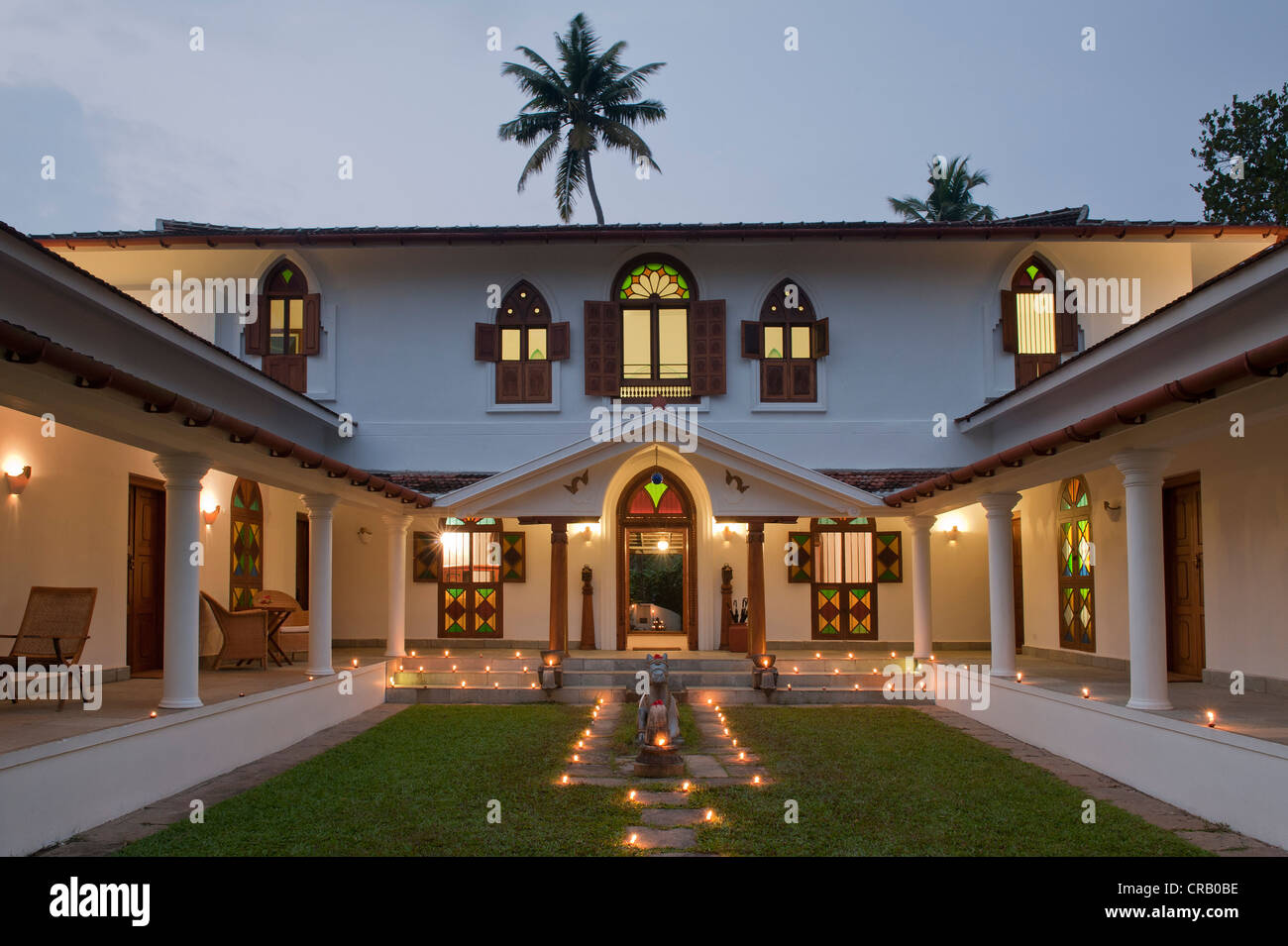 Reinheit Hotel, Malabar entkommt, See Vembanad, Kerala, Südindien, Indien, Asien Stockfoto