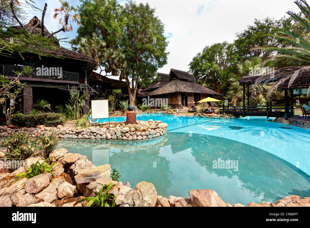 Sarova Shaba Lodge, Shaba National Reserve, Kenia, Ostafrika, Afrika Stockfoto