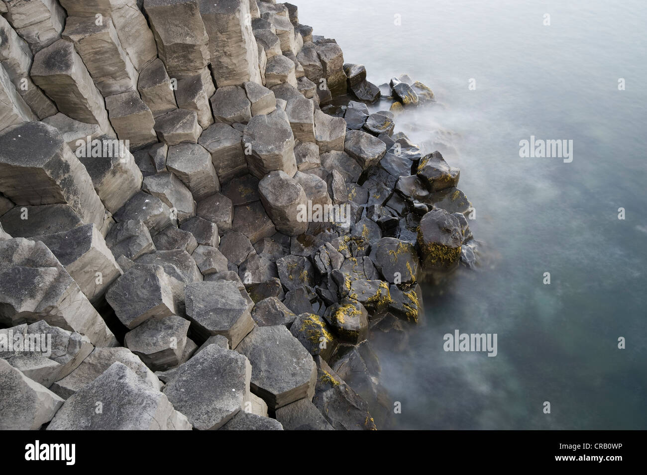 Basalt Säulen, Hofsos, Island, Europa Stockfoto