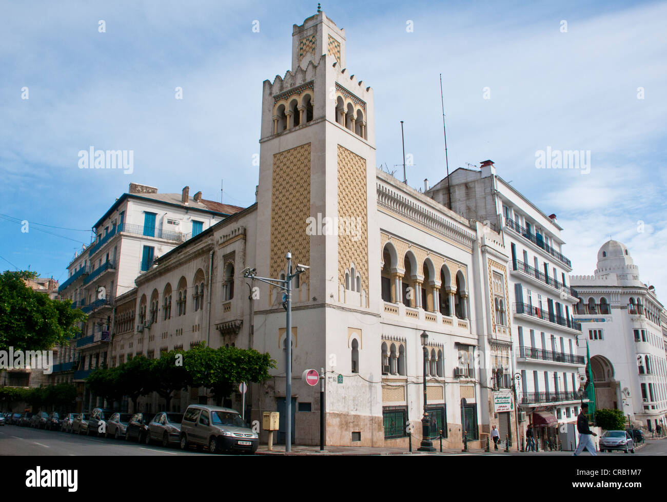 Das alte Postgebäude in Algier, Algerien, Afrika Stockfoto