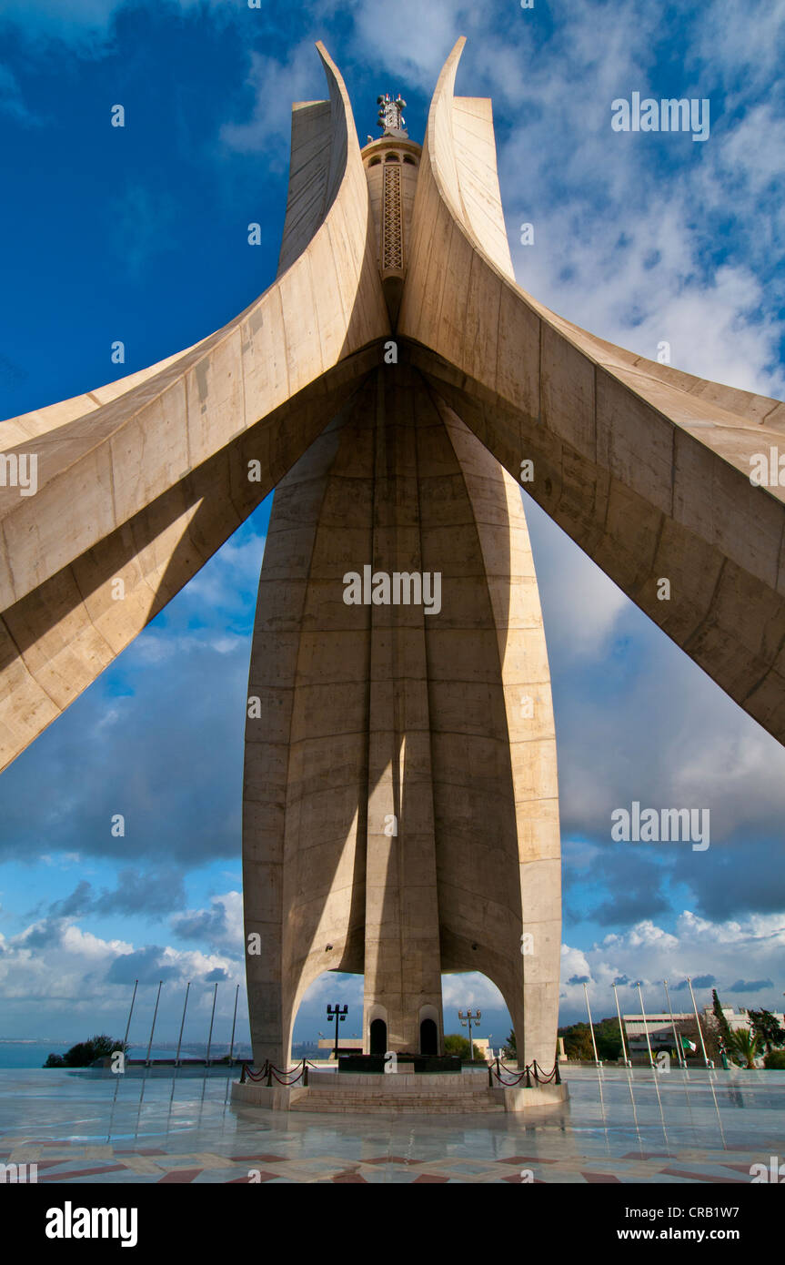 Das Monument der Märtyrer in Algier, Algerien, Afrika Stockfoto