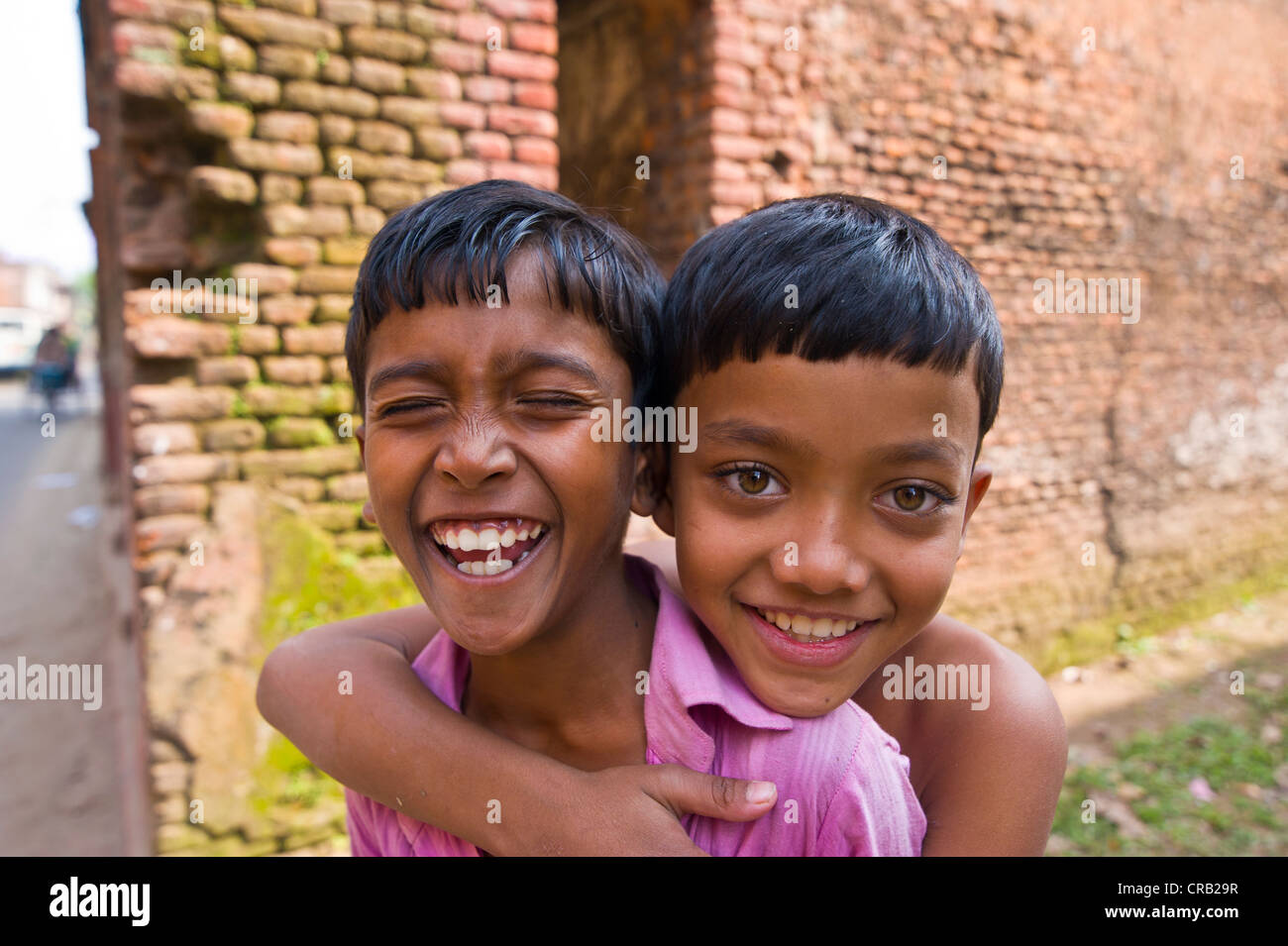 Freundlichen jungen in Sonargaon, Bangladesch, Asien Stockfoto
