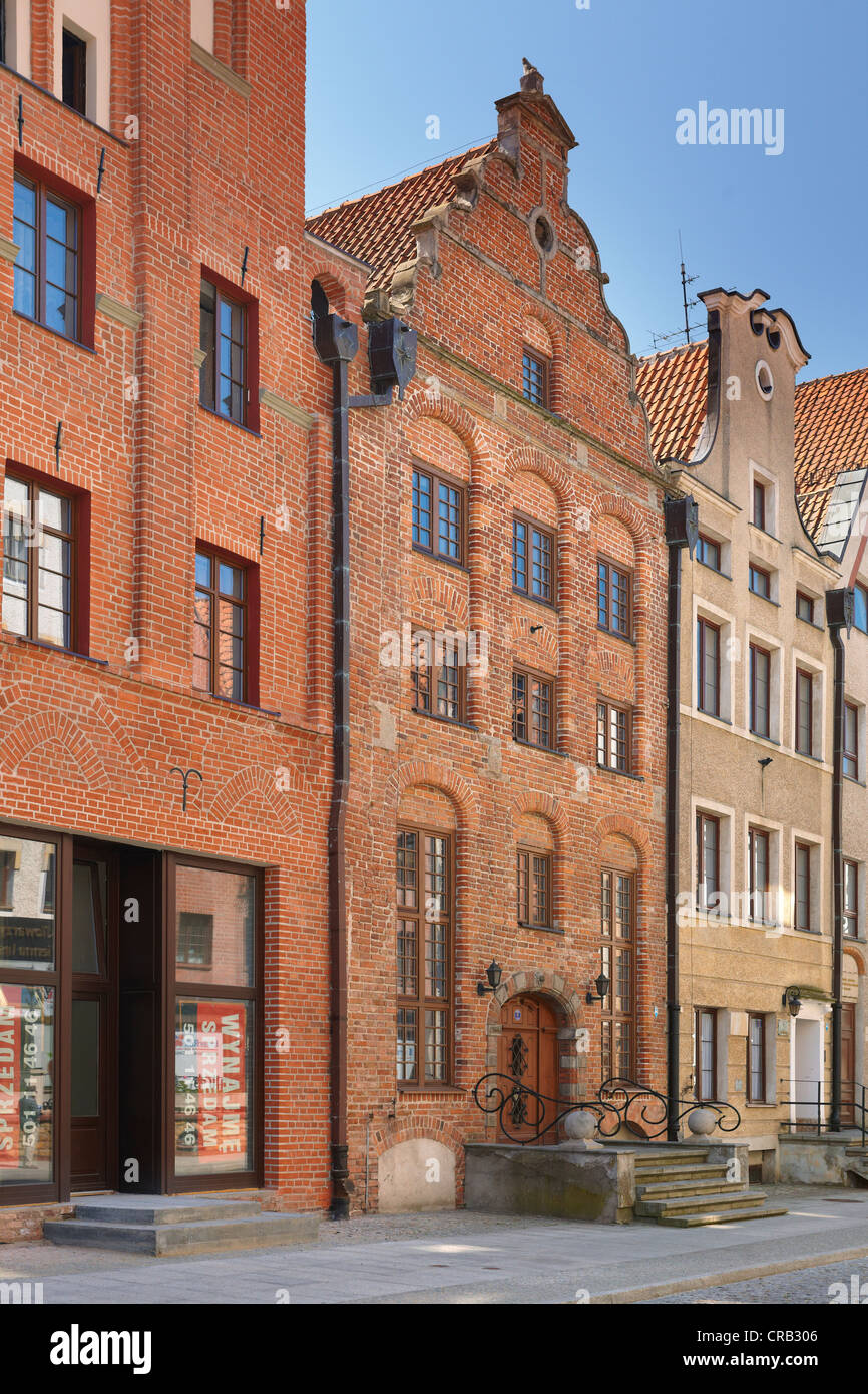 Elbing, (Altbauten) Architektur auf der alten Stadt, Polen, Europa Stockfoto