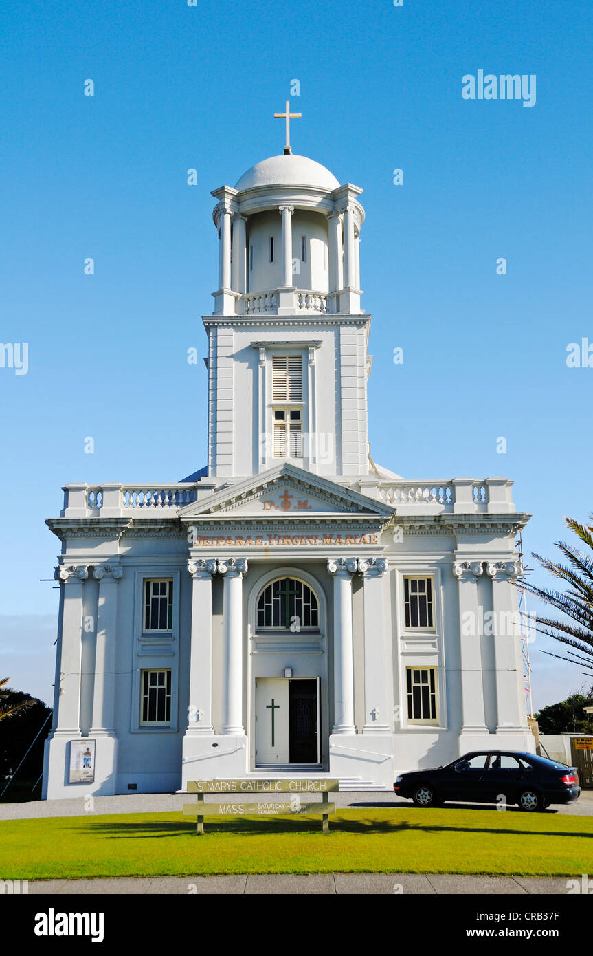 St. Marien Kirche in der Stadt Hokitika, Westküste der Südinsel von Neuseeland Stockfoto