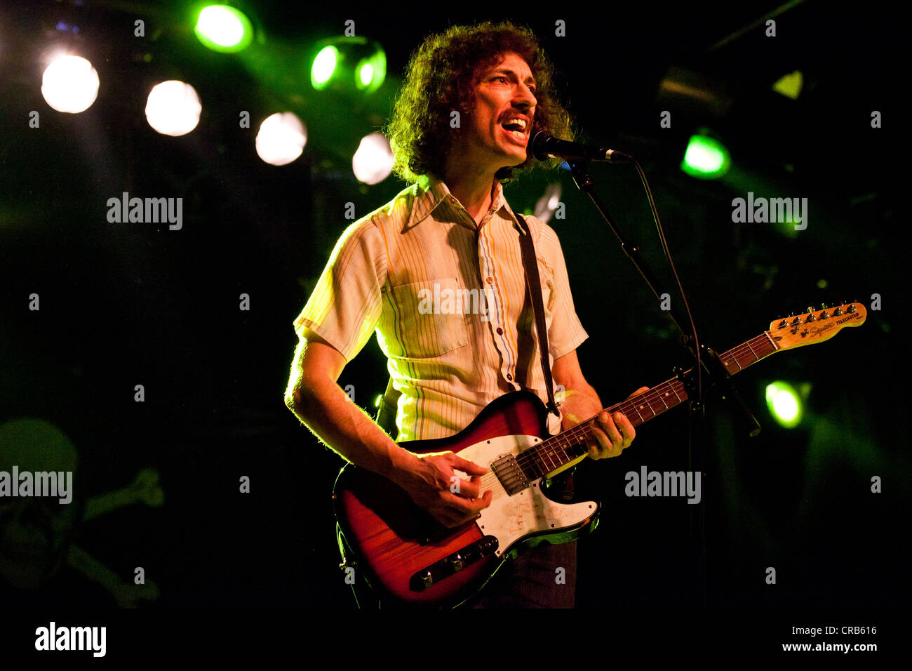 Dave Doughman, ein US-amerikanischer Musiker, lebt in Hamburg, aka schwören auf Autofahrer, die live im Konzertsaal Schueuer Stockfoto