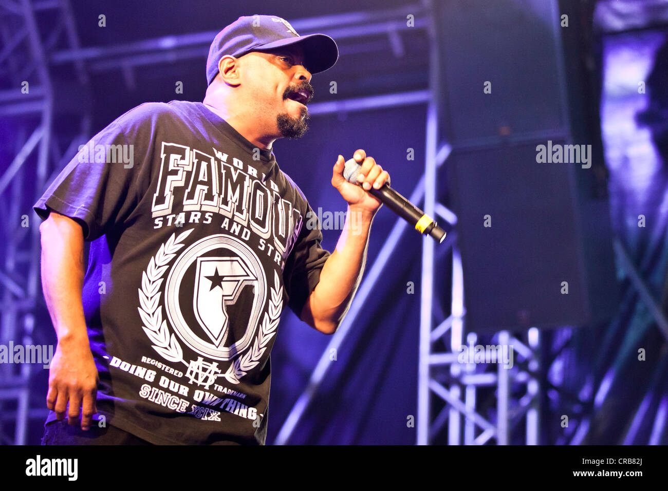 Sen Dog aus der US-Hip hop Band Cypress Hill, die live auf dem Heitere Open Air Festival in Zofingen, Schweiz Stockfoto