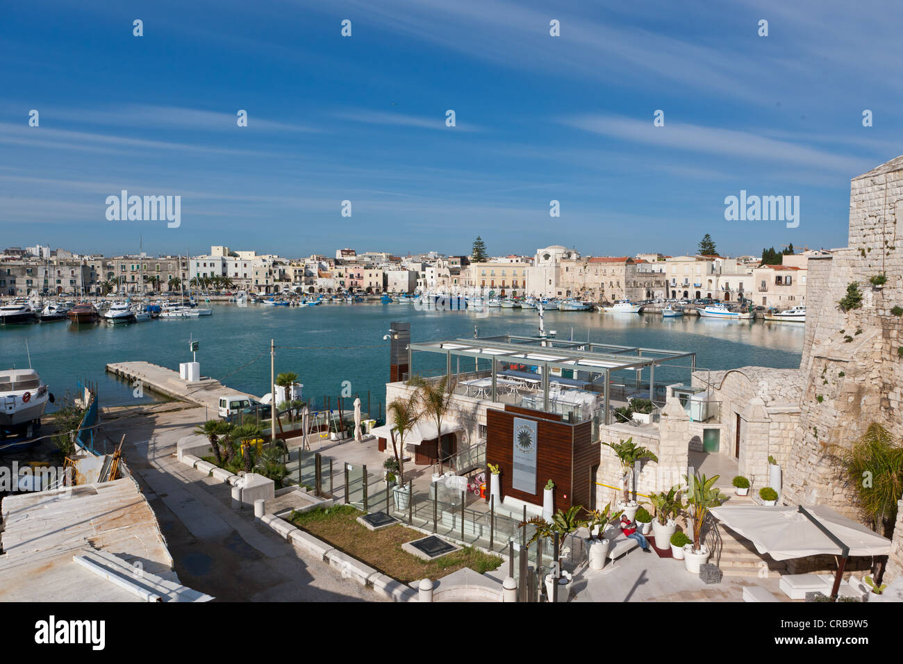 Blick über Trani, Apulien, Süditalien, Italien, Europa Stockfoto