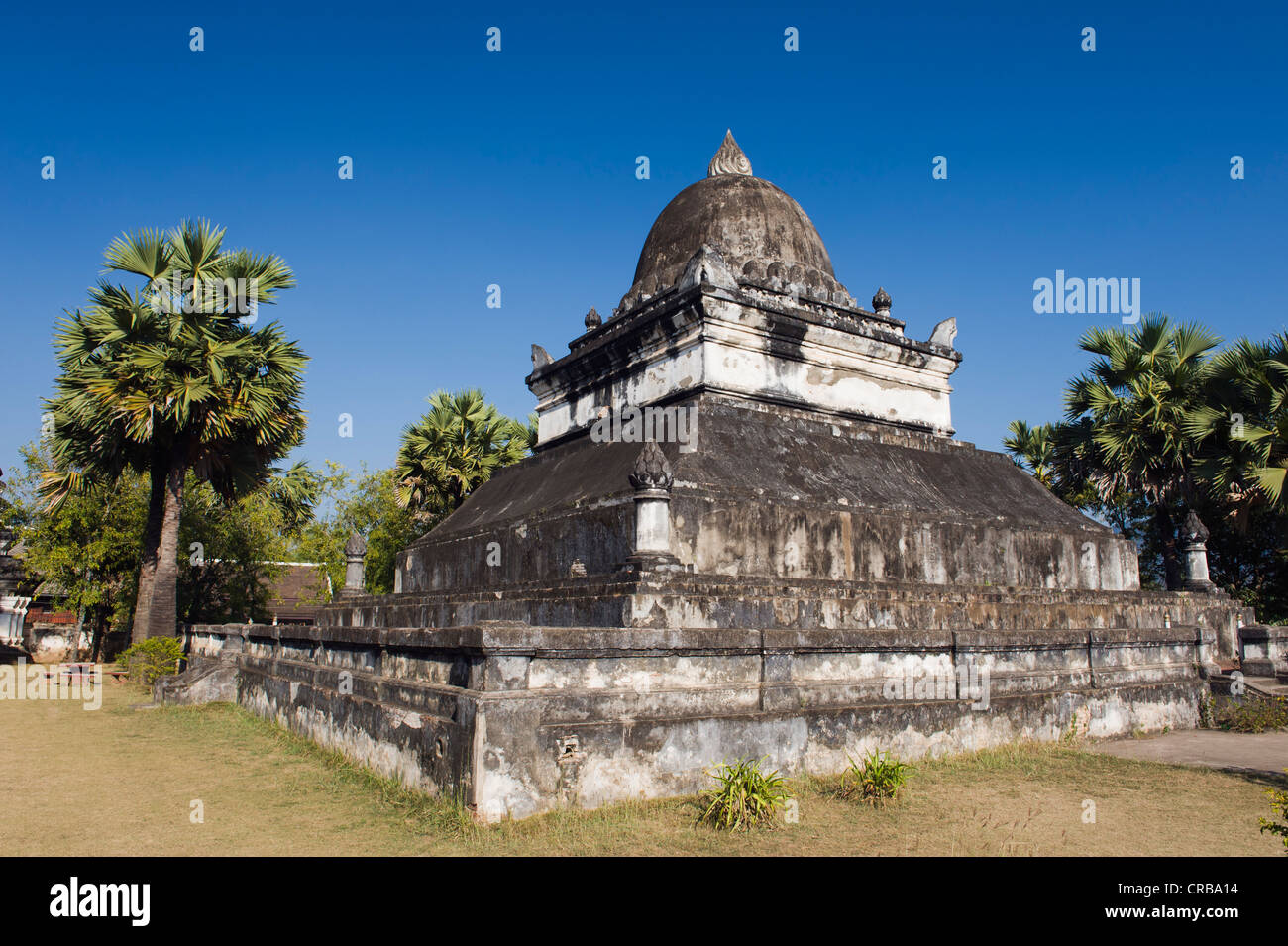 Tempel, Wat, Mak-Mo-Stupa, Luang Prabang, UNESCO-Weltkulturerbe, Laos, Indochina, Asien Stockfoto