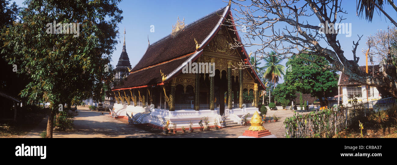 Siri Moungkhoun Tempel Wat, Kloster, Luang Prabang, Laos, Indochina, Asien Stockfoto