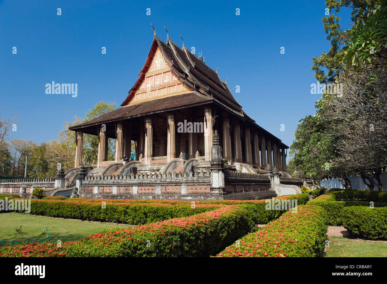 Museum der buddhistischen Kunst, Ho Phra Keo Tempel, Vientiane, Laos, Indochina, Asien Stockfoto