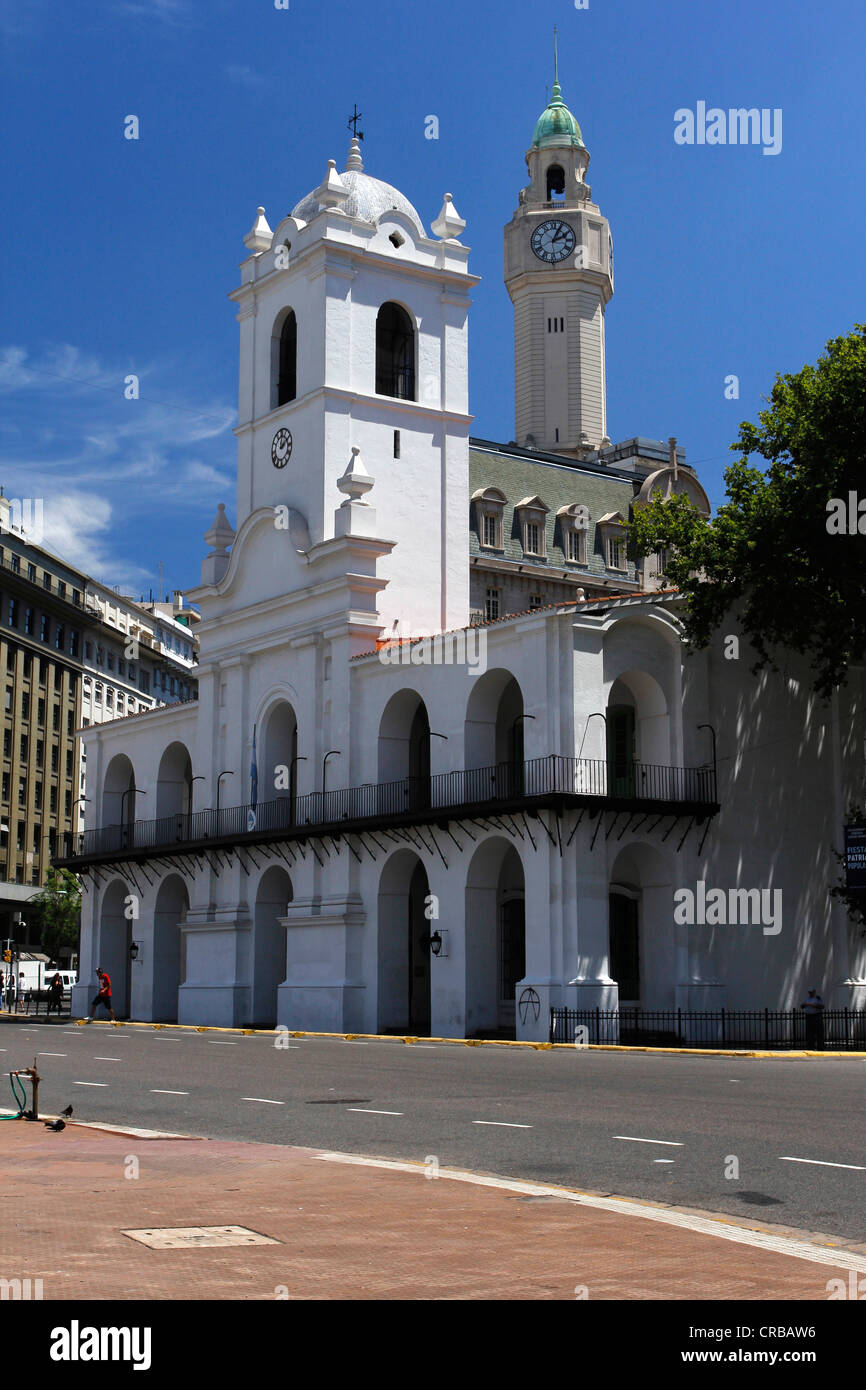 Cabildo, ehemaliger Sitz der Regierung, Buenos Aires, Argentinien, Südamerika Stockfoto