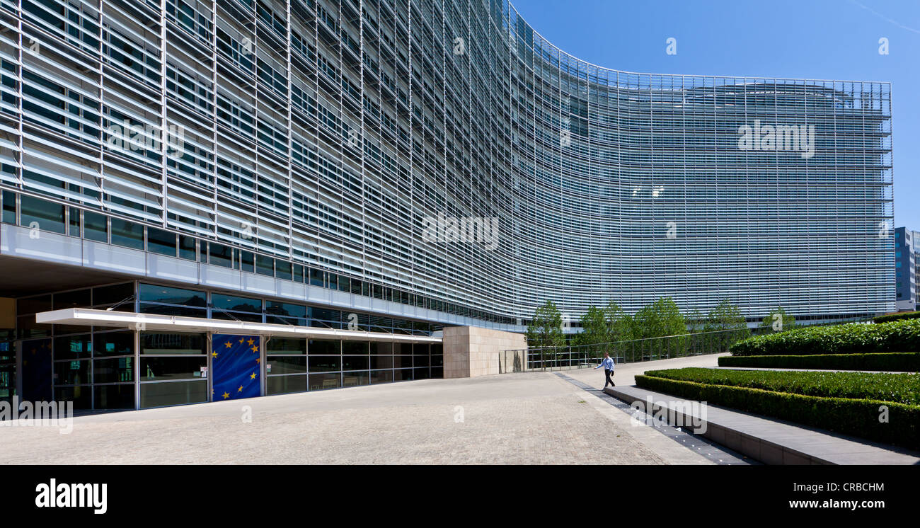 Europäische Kommission, das Berlaymont-Gebäude, Brüssel, Belgien, Europa Stockfoto