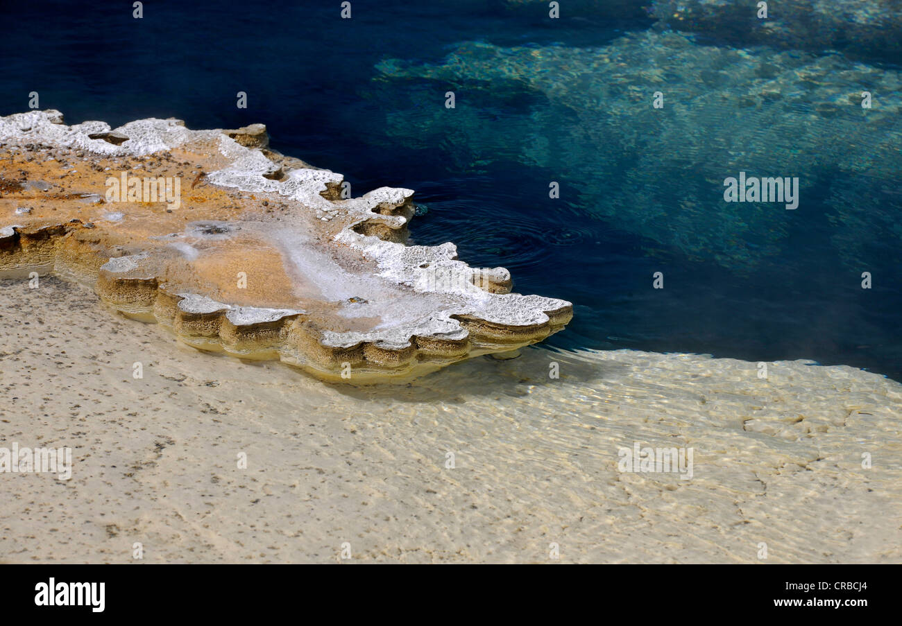 Aurum Geysir, Upper Geyser Basin, Geysire, geothermische hot-Pools, Yellowstone-Nationalpark, Wyoming, USA Stockfoto