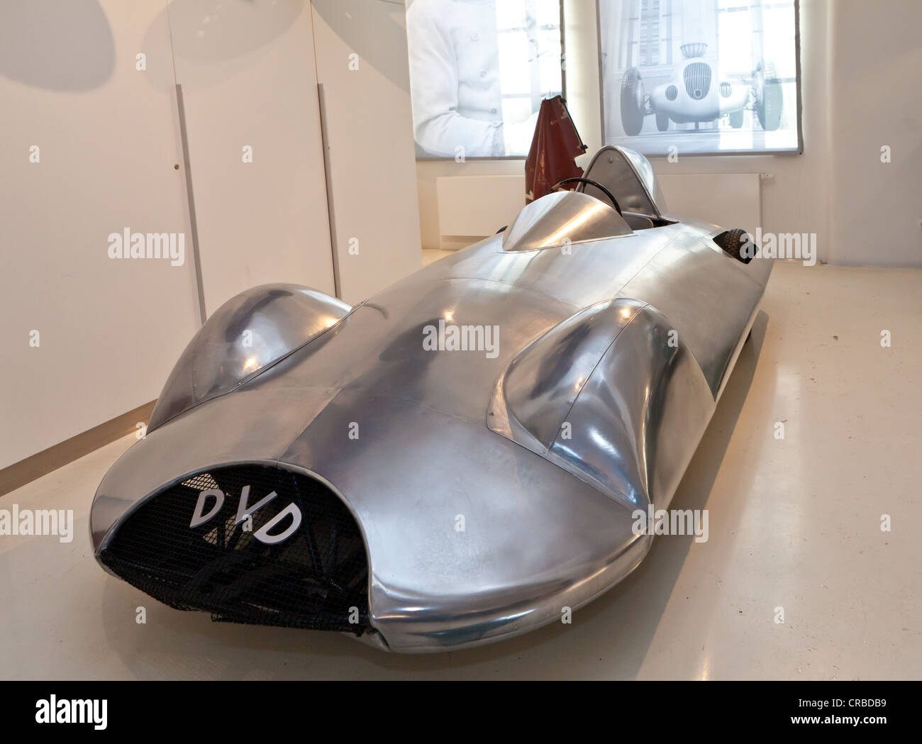 Auto Union Typ C 1937, Prototyp Museum Hamburg Hafencity Viertel, Hamburg, Deutschland, Europa Stockfoto