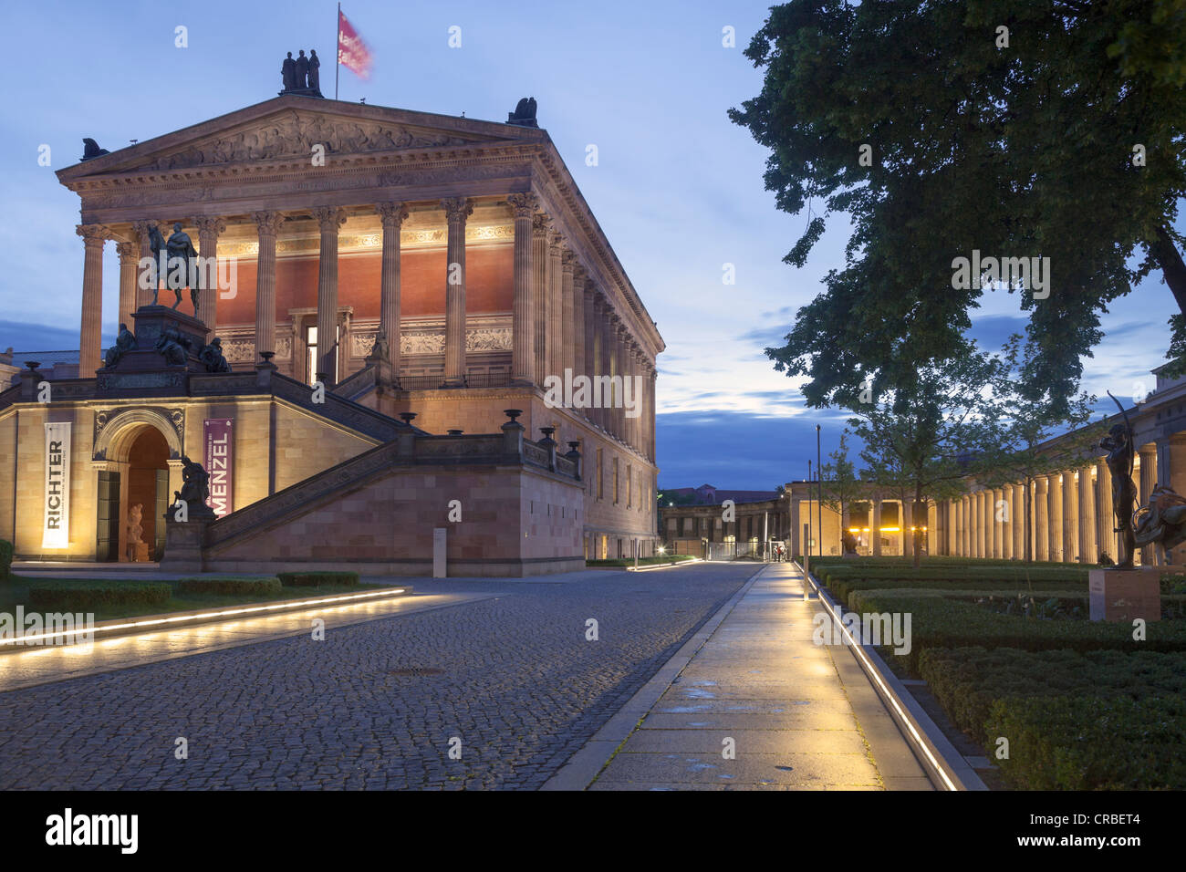 Alte Nationalgalerie, Berlin, Deutschland Stockfoto