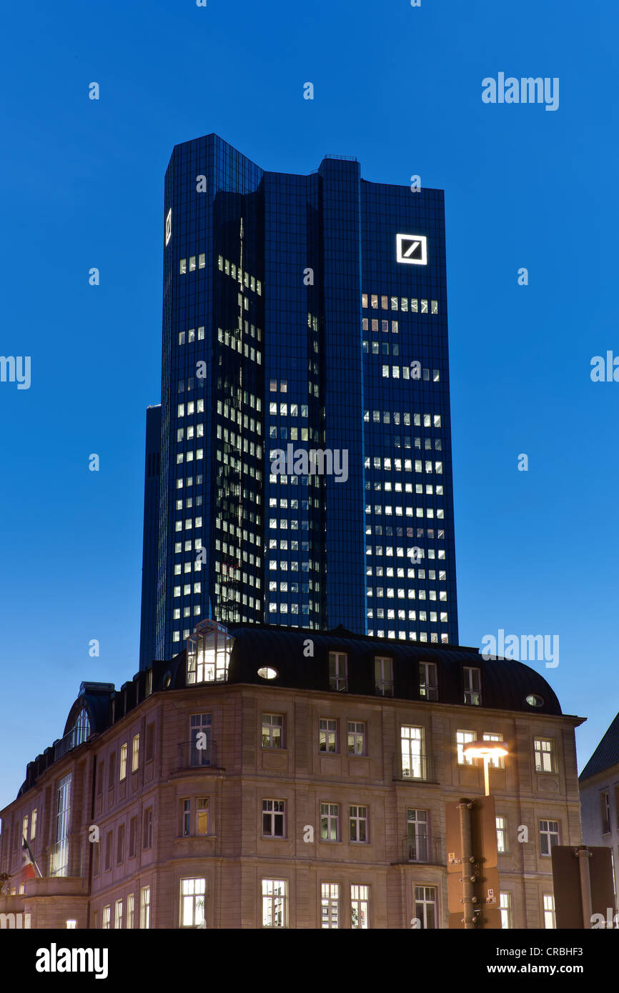 Deutsche Bank Building Frankfurt Am Main Hessen Deutschland Europa