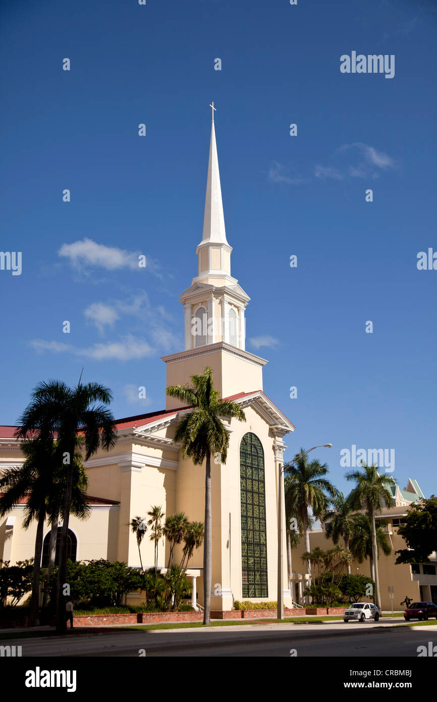 First Baptist Church, Fort Lauderdale, Broward County, Florida, USA Stockfoto