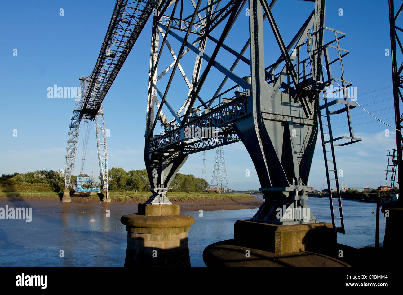 Großbritannien, Wales, Gwent, Newport, Schwebefähre Stockfoto