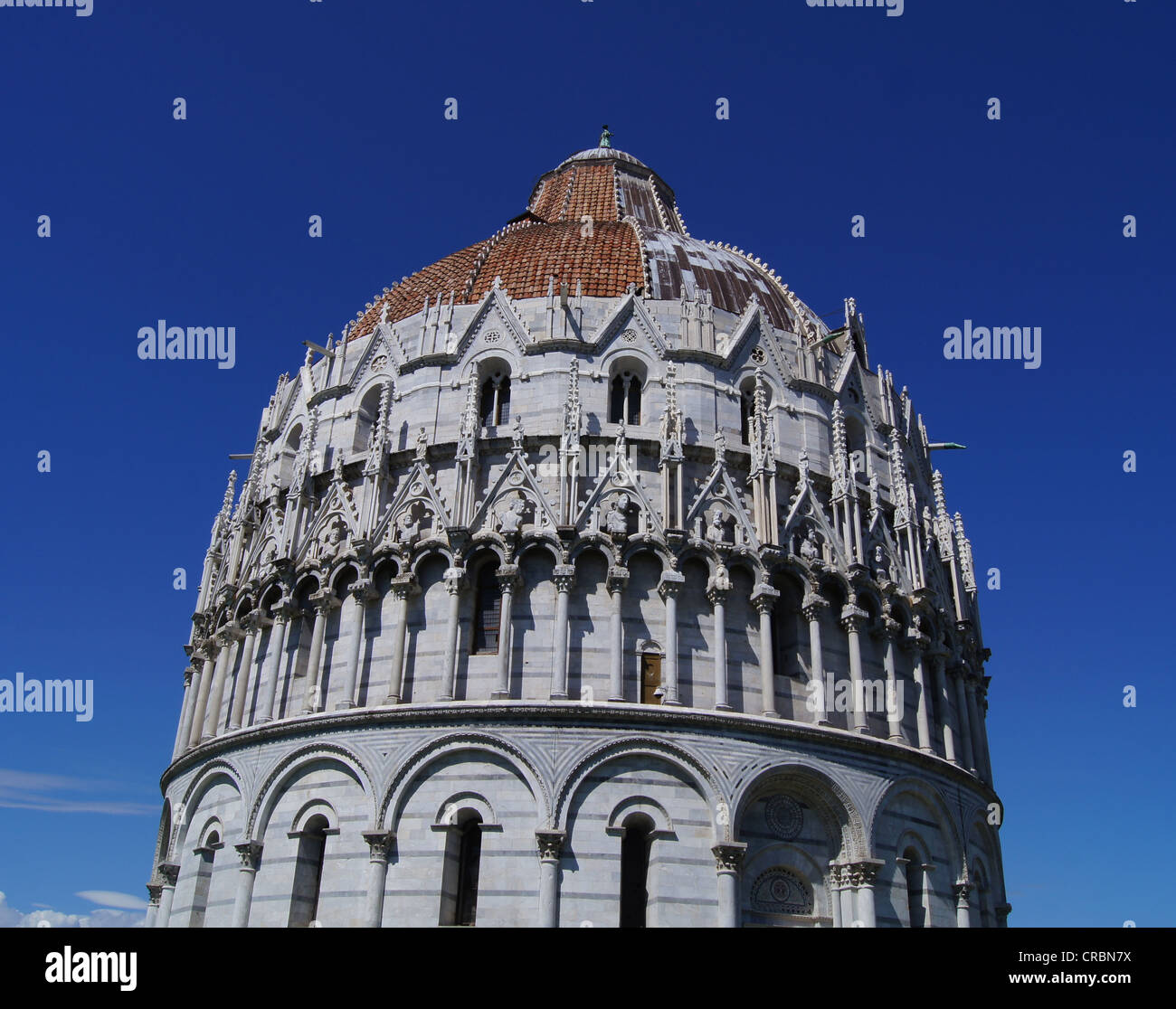 Das Baptisterium des Heiligen Johannes, Pisa Italien Stockfoto