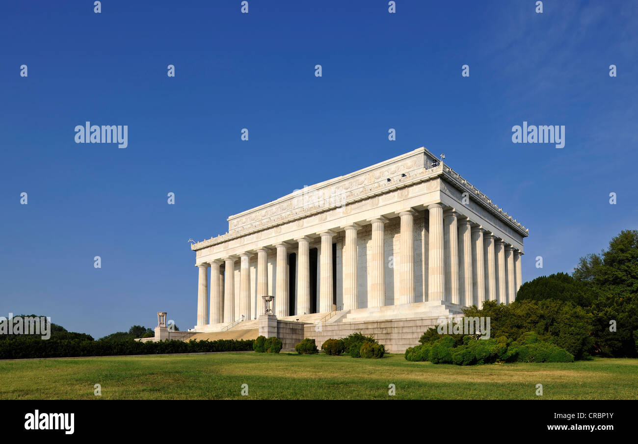 Lincoln Memorial, Washington DC, District Of Columbia, Vereinigte Staaten von Amerika, USA Stockfoto