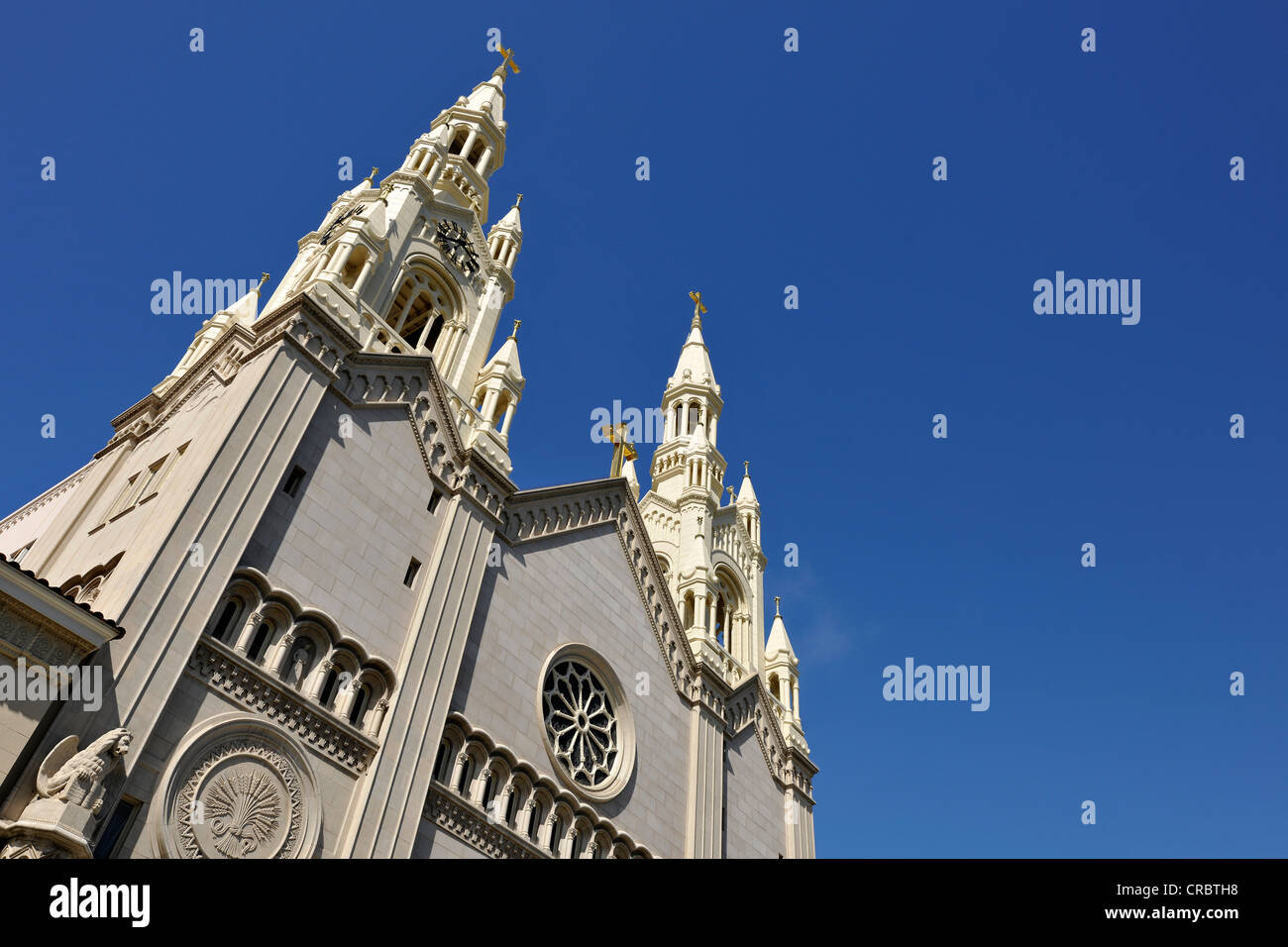 St. Peter und Paul Kirche, San Francisco, Kalifornien, Vereinigte Staaten von Amerika, PublicGround Stockfoto
