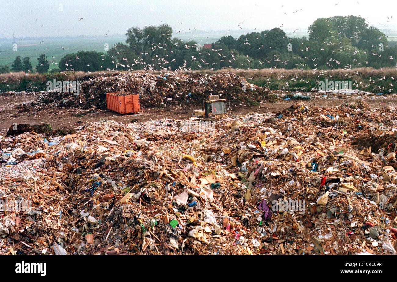 Bremer Mülldeponie Entsorgungsunternehmen, Deutschland Stockfotografie