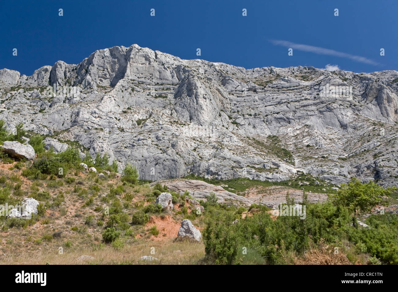 Berg Sainte Victoire, Cezanne Aix-En-Provence, Frankreich. Stockfoto