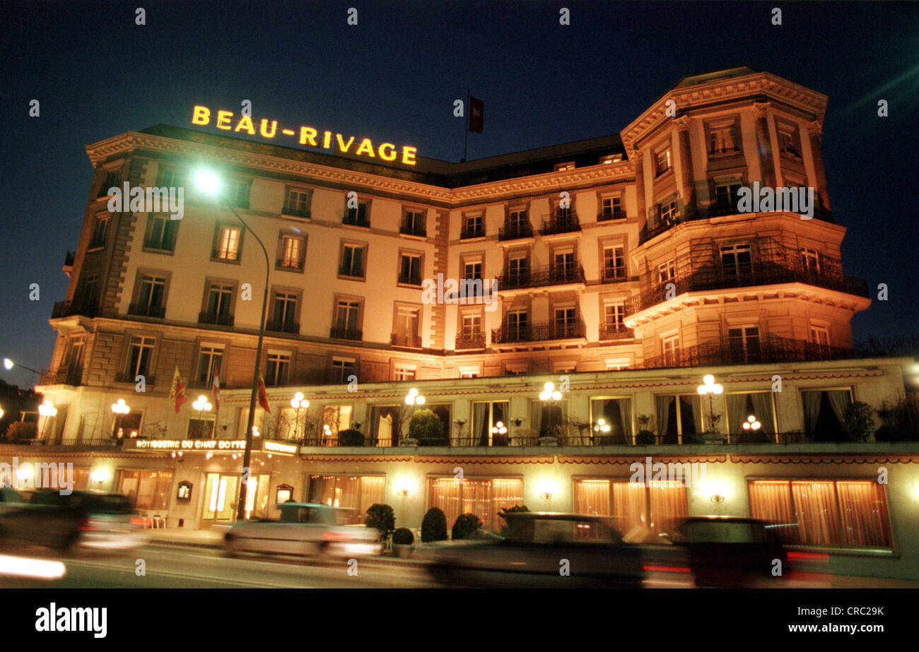 Hotel Beau Rivage Geneva Switzerland Stockfotos und -bilder Kaufen - Alamy