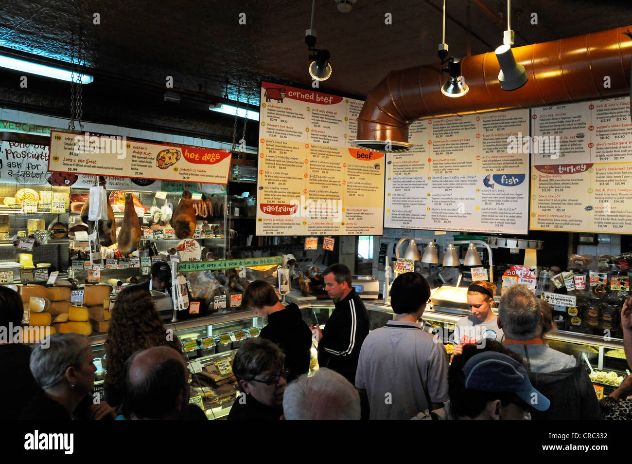 ZINGERMAN ES FAMOUS DELI, ANN ARBOR, MICHIGAN, USA Stockfoto