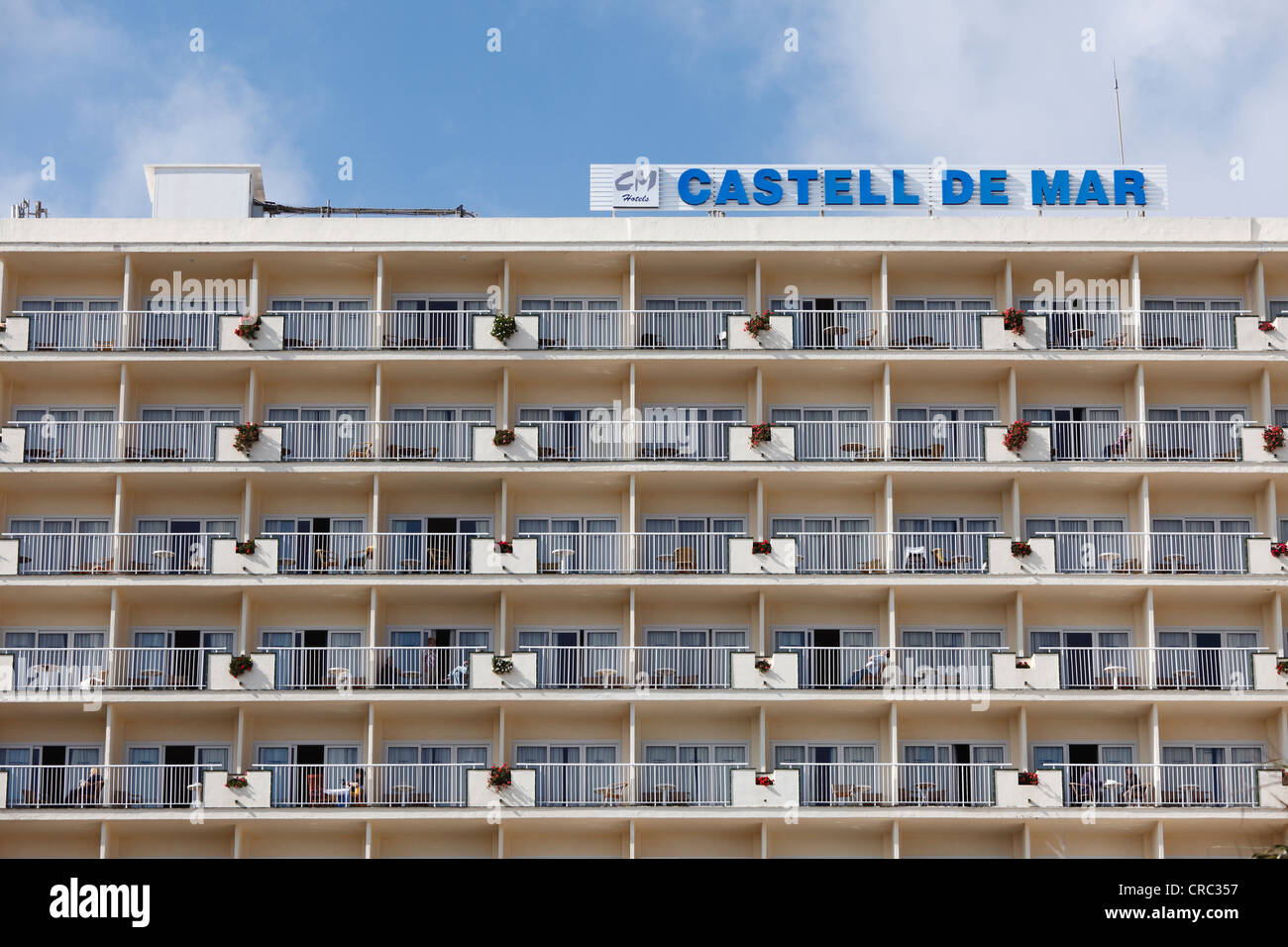 Hotel Castell de Mar in Cala Millor, Mallorca, Balearen, Spanien, Europa Stockfoto