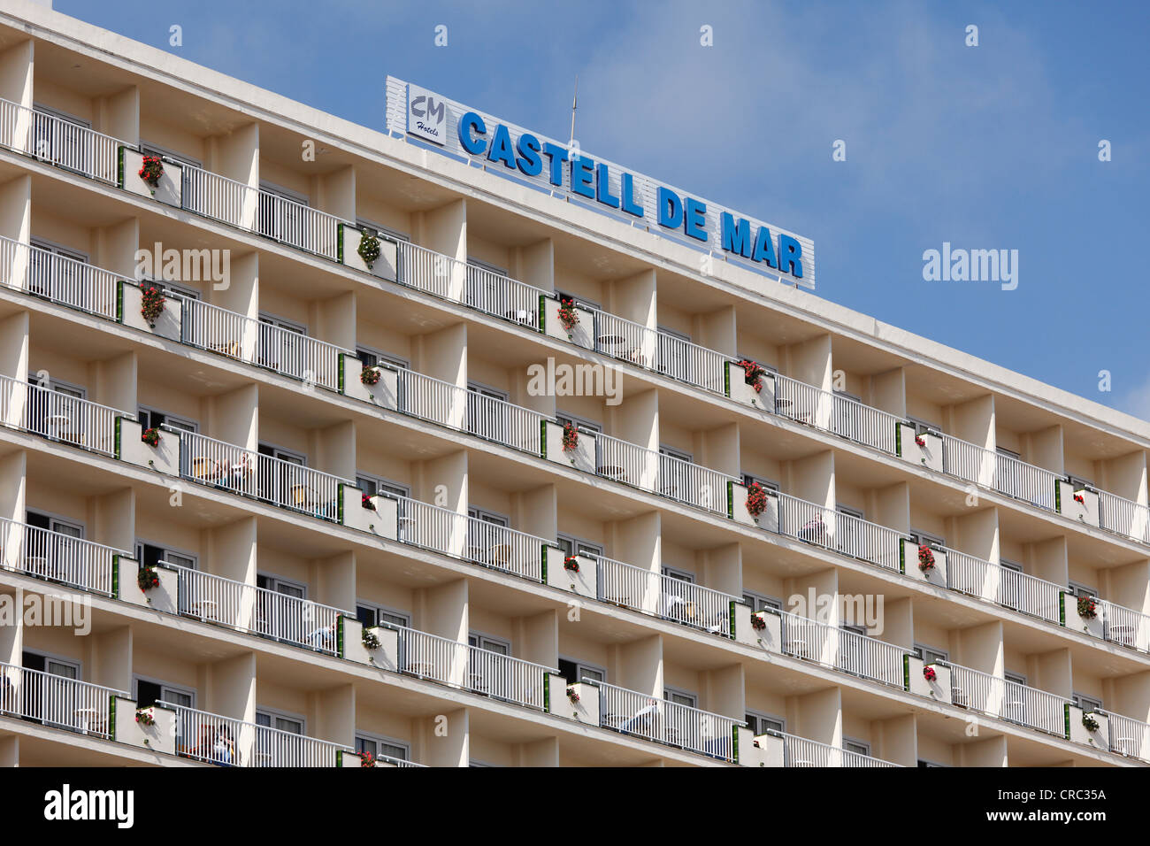 Hotel Castell de Mar in Cala Millor, Mallorca, Balearen, Spanien, Europa Stockfoto