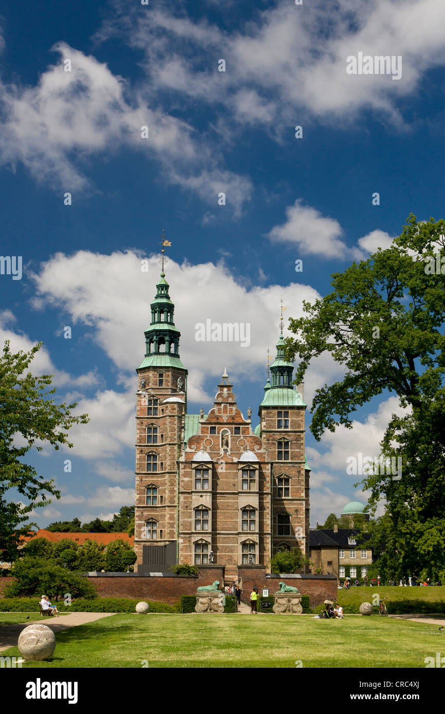 Schloss Rosenborg, Kopenhagen, Dänemark, Europa Stockfoto