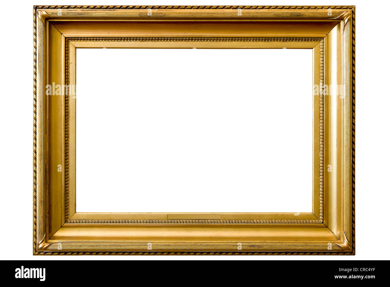 Vergoldete Bilderrahmen Stockfoto