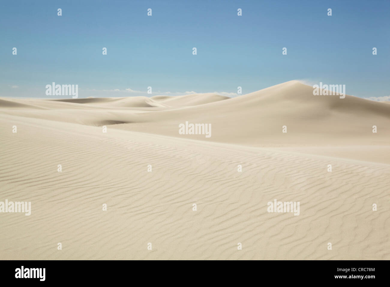 Wellen im Sand dunes Stockfoto