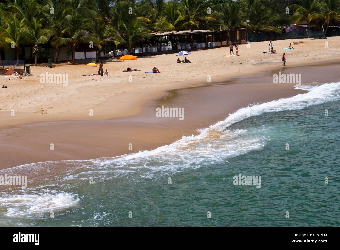 Strand auf der Insel Cabo, Luanda Angola Stockfoto