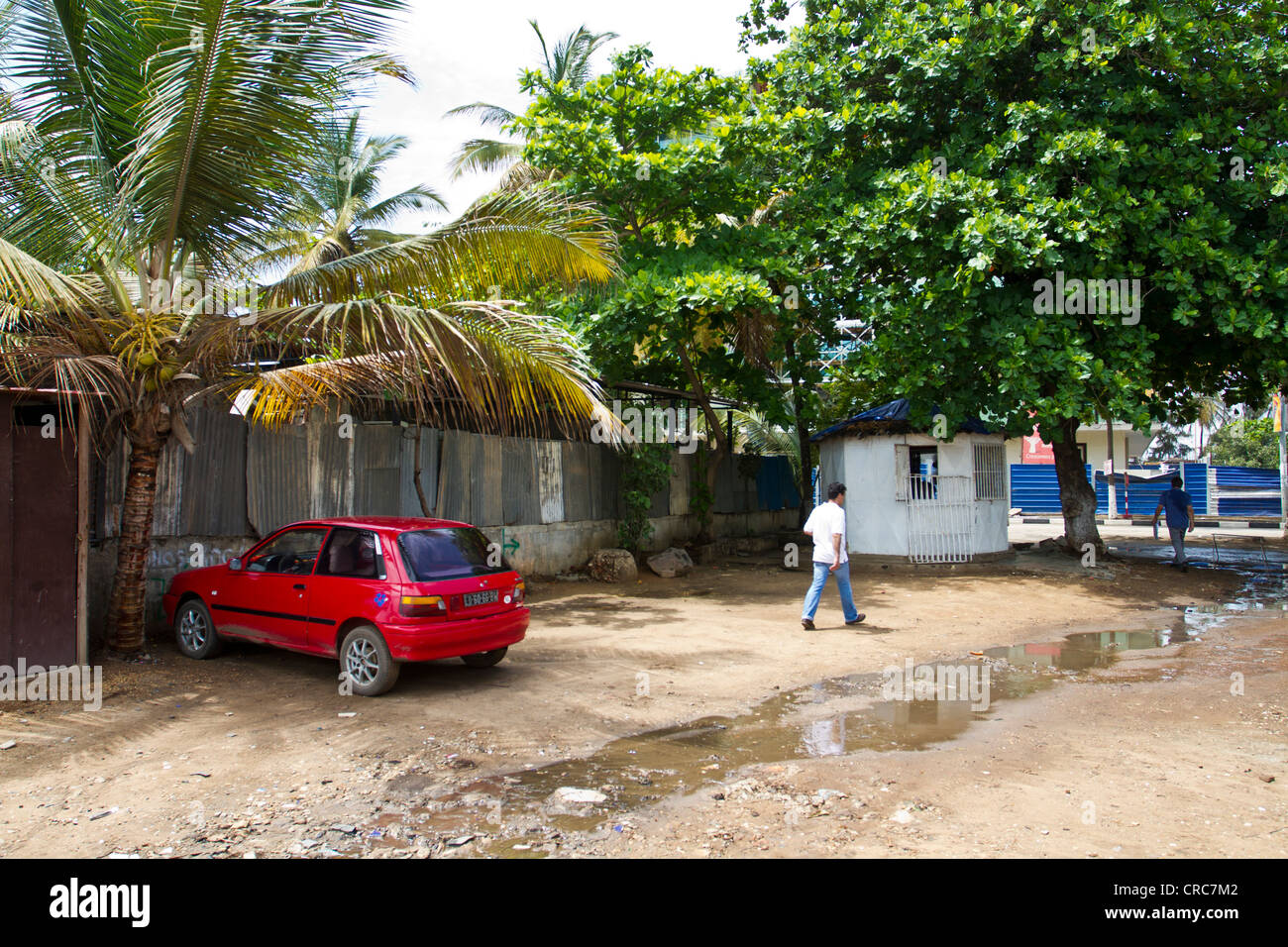 Straße in Cabo Insel, Luanda Angola Stockfoto
