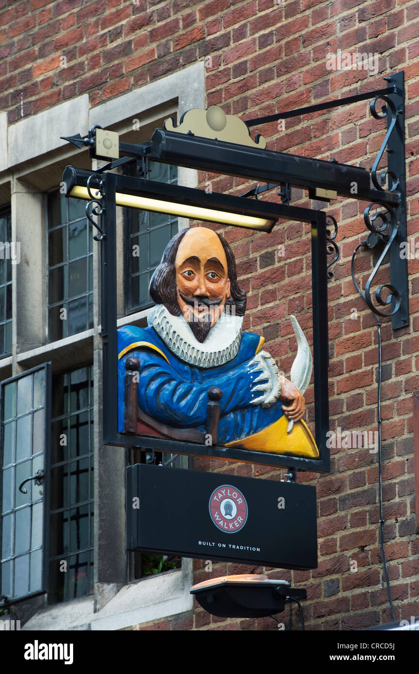 Shakespeares Head Pub, Great Marlborough Street, London, England Stockfoto