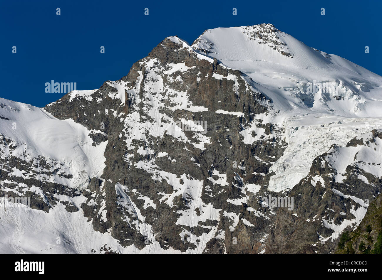 Mont Blanc-Gletscher Stockfoto