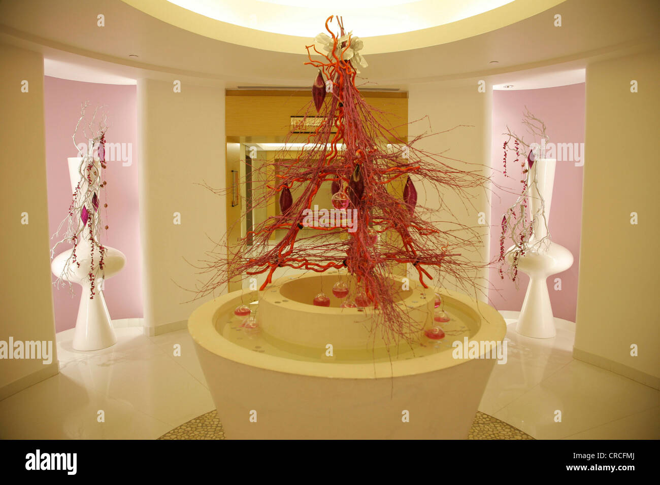 Eingang, Spa Cinq Mondes, Monte Carlo Bay Hotel & Resort, Monte Carlo, Fürstentum Monaco, Europa Stockfoto