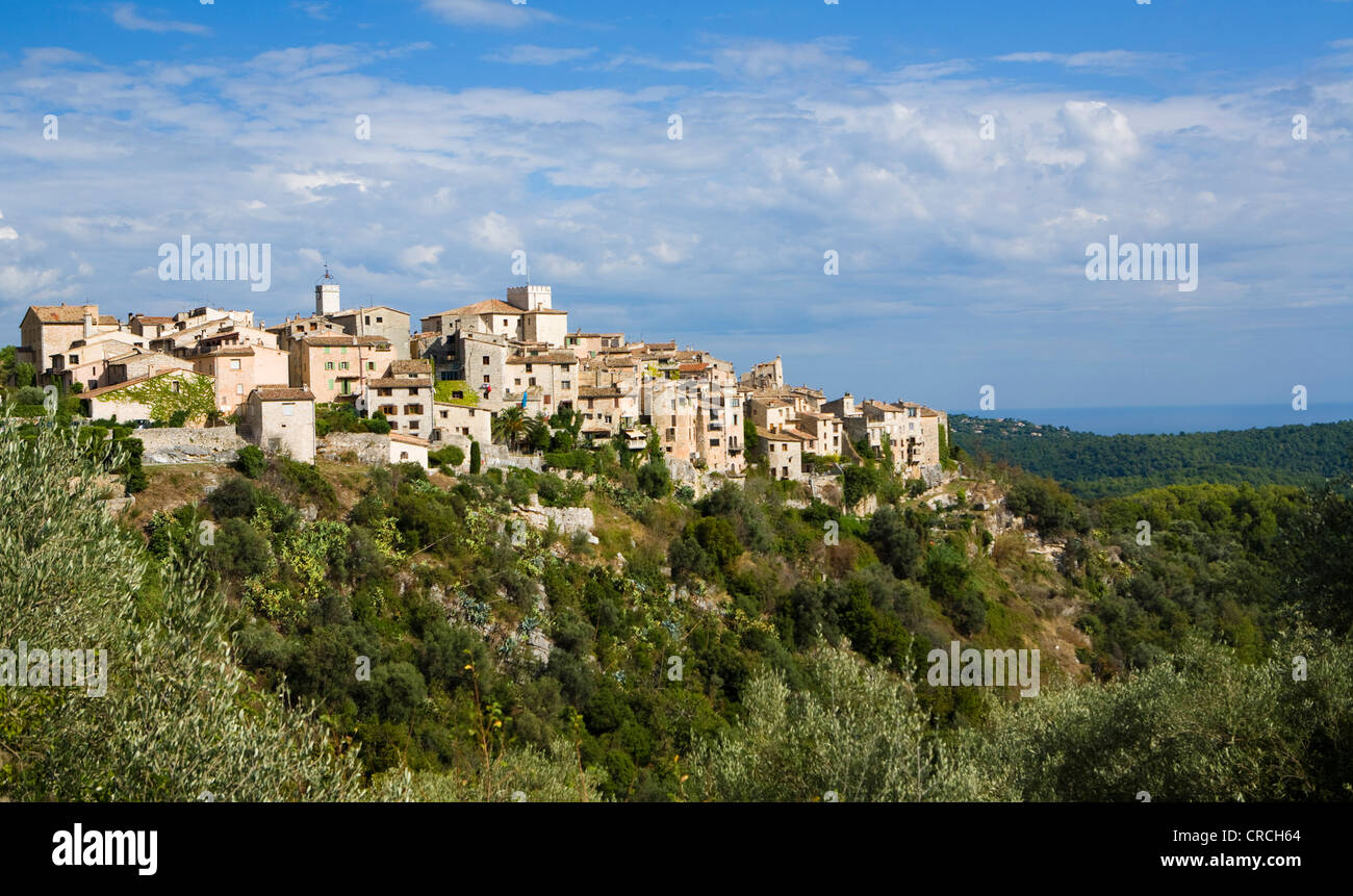 Dorf von Tourettes Sur Loup Küste Cote d Azur-Region der Provence Frankreich Stockfoto
