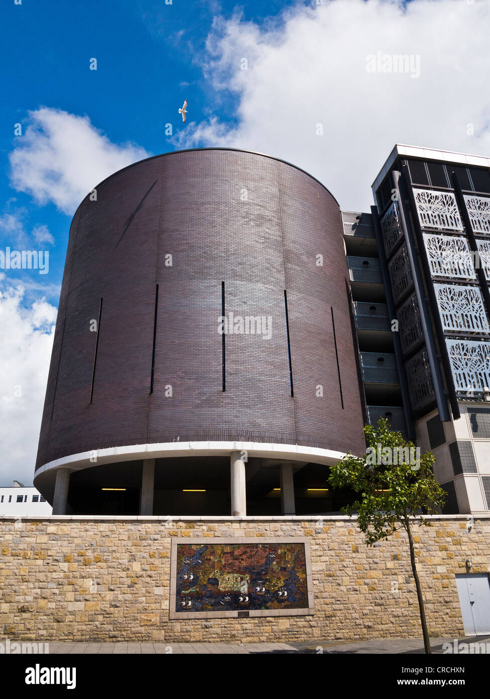 Erpel-Zirkus in Plymouth Stadtzentrum Stockfoto