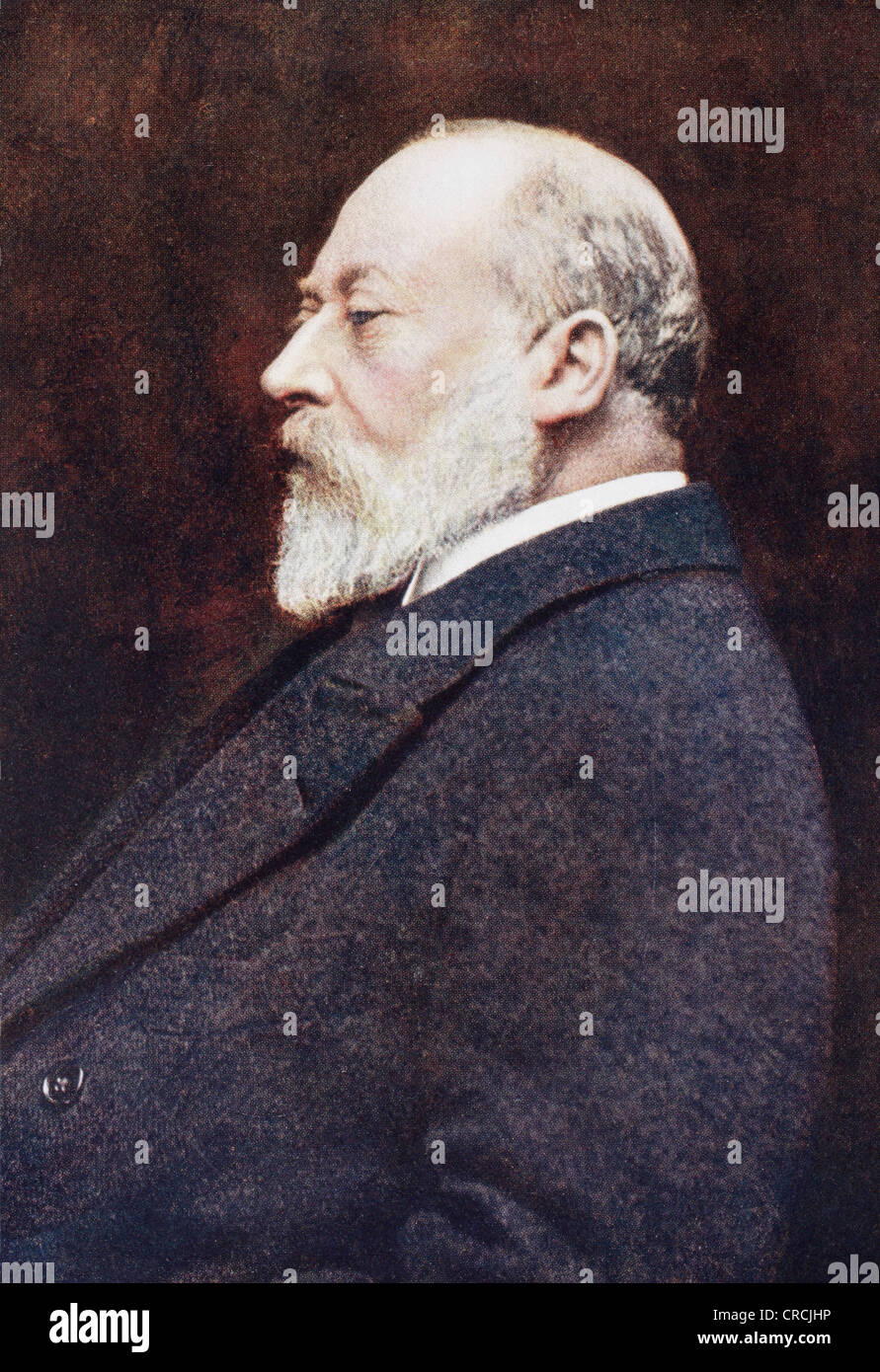 Edward VII, Albert Edward, 1841 –1910. König des Vereinigten Königreichs. Aus dem Jahr 1910 illustriert. Stockfoto