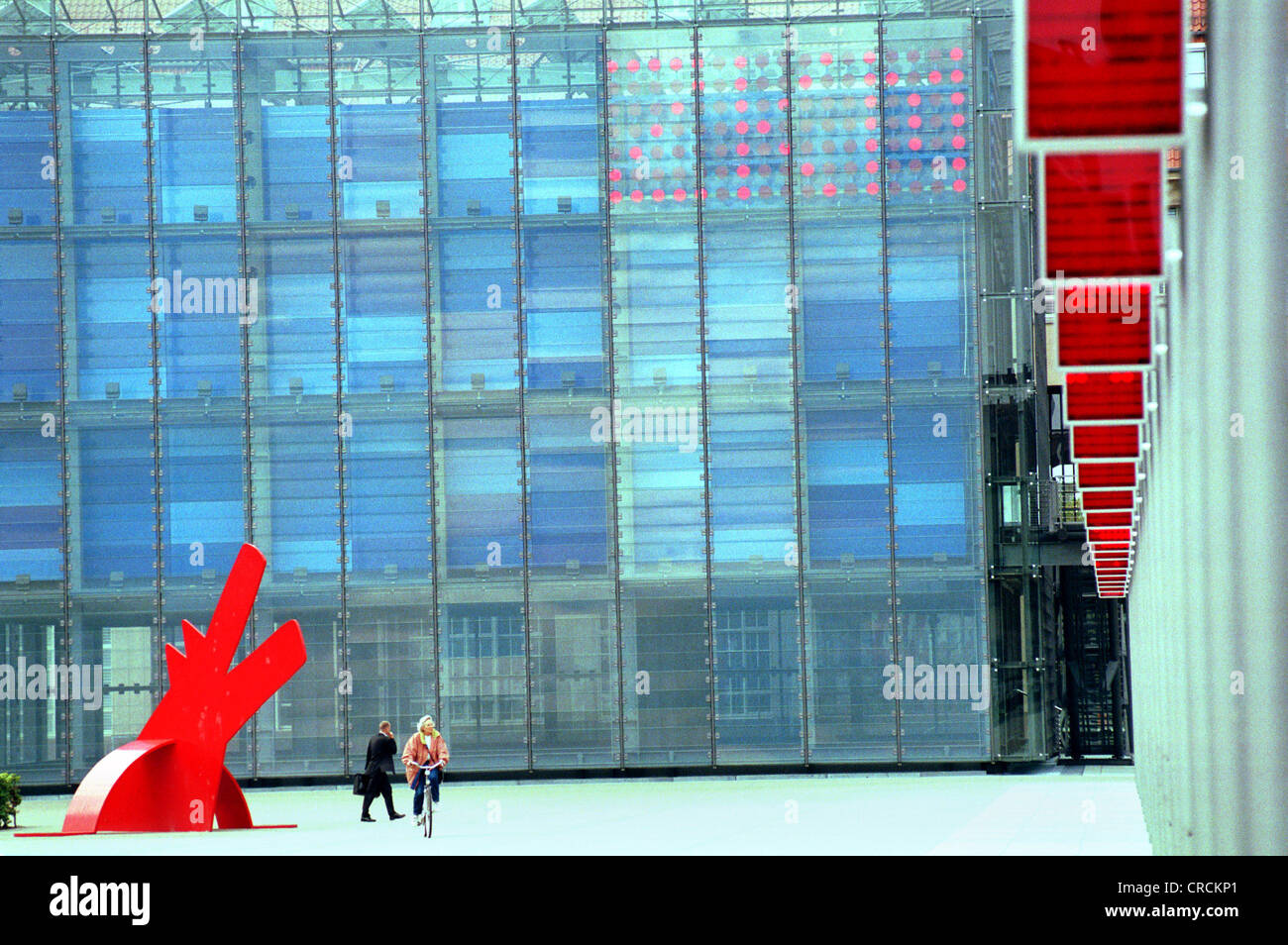 das ZKM (Zentrum für Kunst und Medientechnologie) Stockfoto