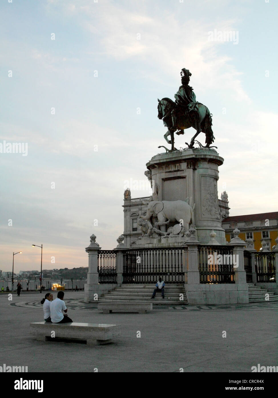 PRA eine Do Com Rcio in Lissabon, Estremadura, Lissabon Stockfoto