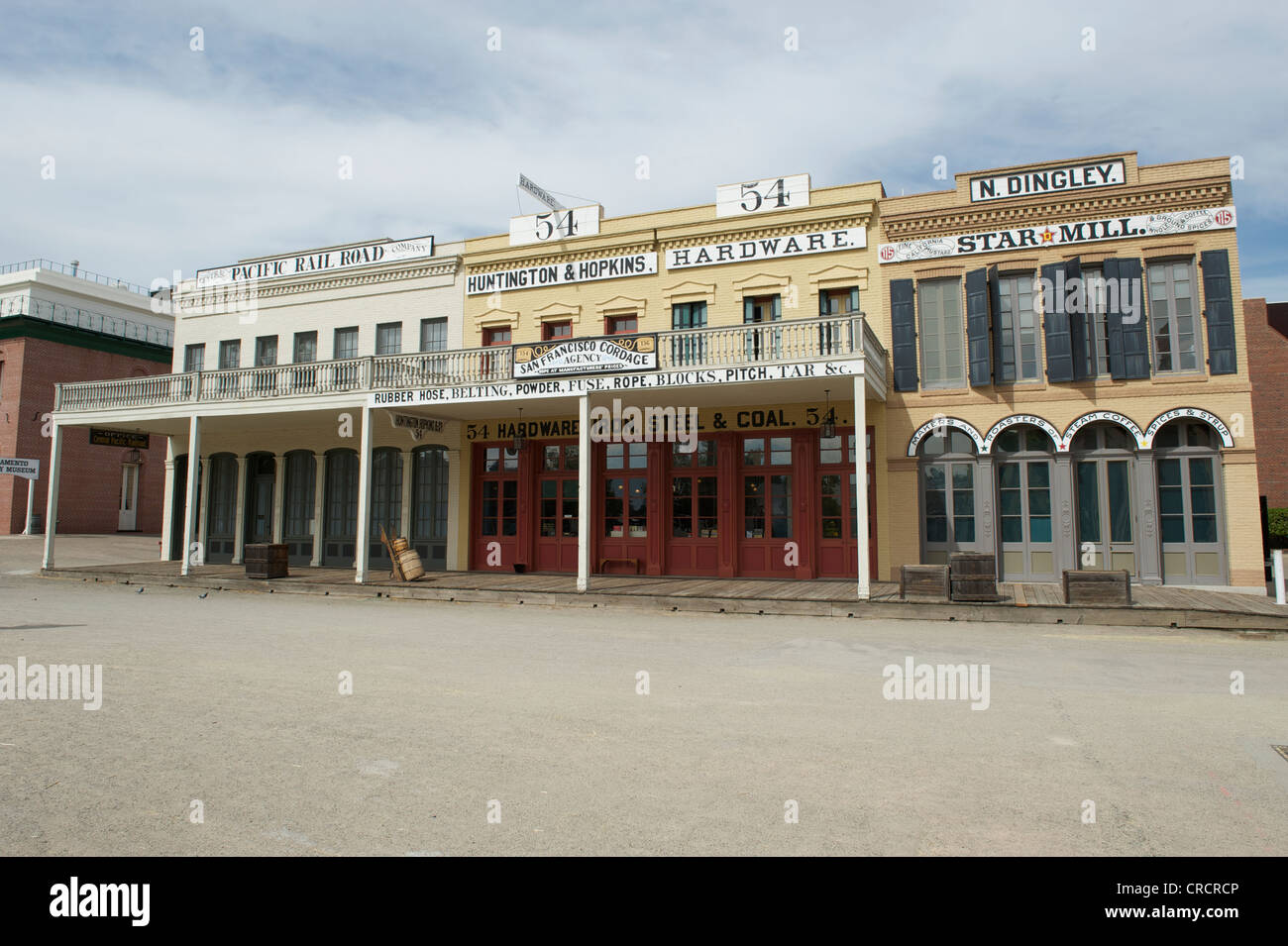 Altstadt in Sacramento, Kalifornien, USA Stockfoto