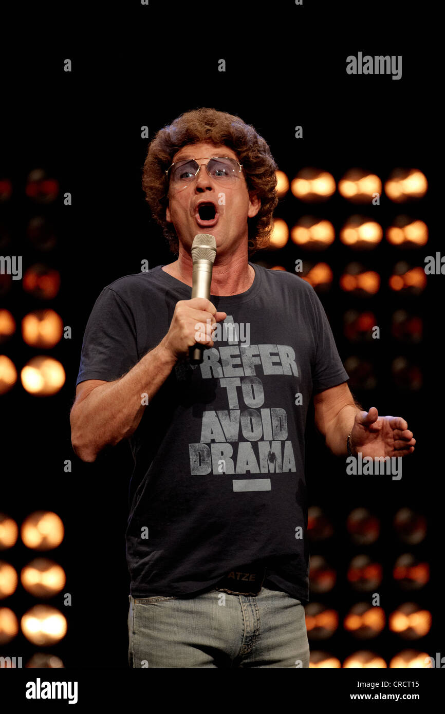 Komiker Atze Schroeder während einer Show in Koblenz, Rheinland-Pfalz, Deutschland, Europa Stockfoto